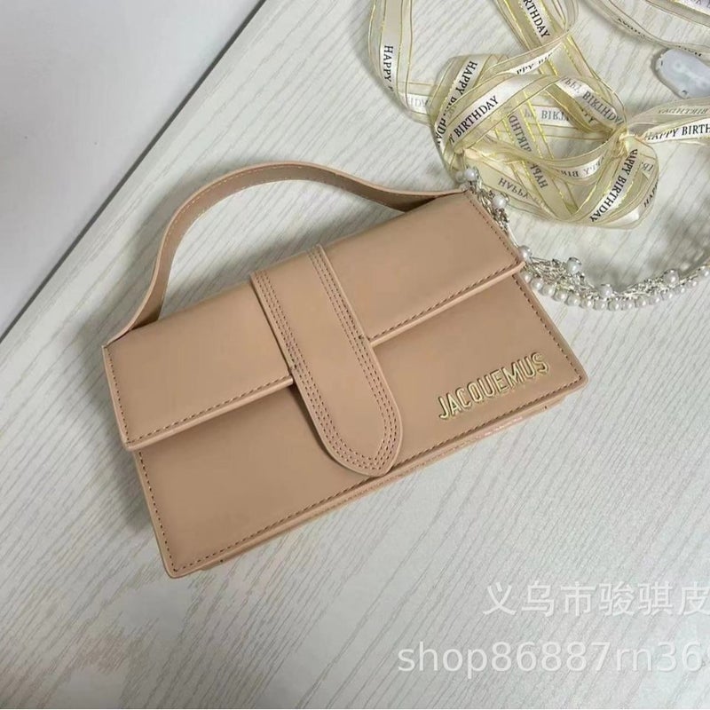 Jacquemus Niche Design New High Quality Explosive Hand Carrying Fashionable All-Match Shoulder Bag Handbag Crossbody - Image 4